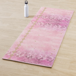 Barroco, Rosa, Grunge, Damask - Yoga Mat