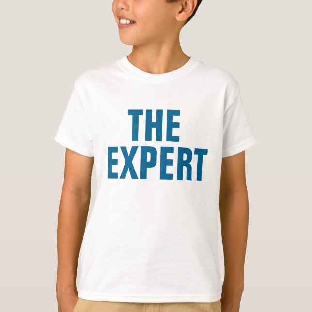 BARRON TRUMP EL EXPERTO niños cantan camisetas (Anverso)