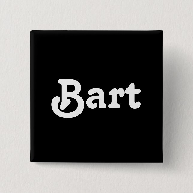 Bart de botón (Anverso)