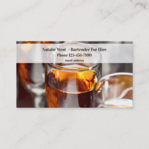 Bartender Para Alquilar Tarjetas Comerciales Barho