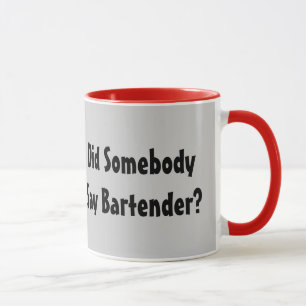 Bartender taza de café