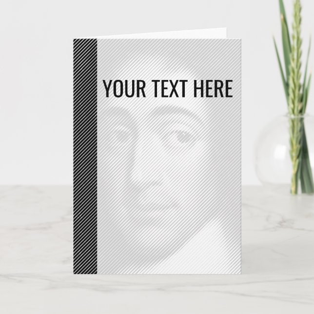 Baruch Spinoza Retrato Anuncio Blanco Negro (Anverso)