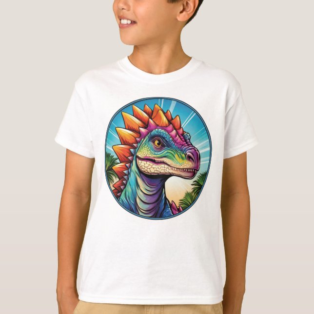 Baryonyx - Clásica Camiseta de Dinosaurio (Anverso)