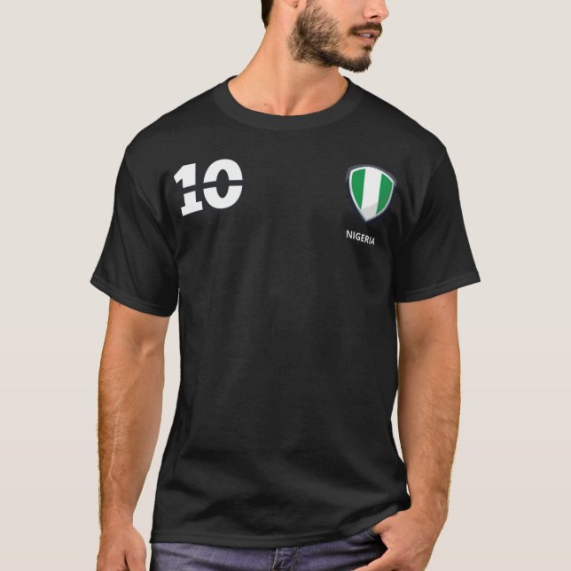 Básbol de baloncesto de Nigeria Soccer Jersey (Anverso)