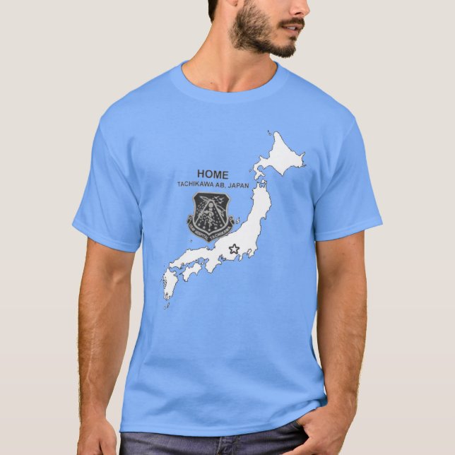 BASE AÉREA de TACHIKAWA - camiseta CASERA (Anverso)