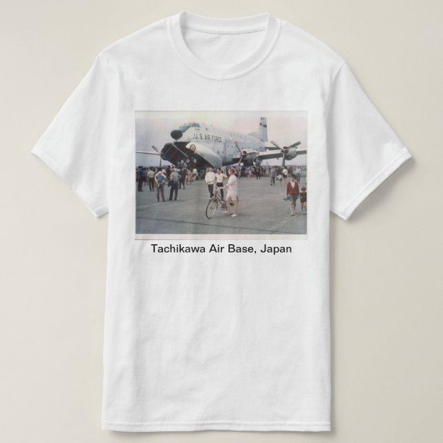 Base Aérea Tachikawa, Japón, Camiseta Abierta (Diseño del anverso)