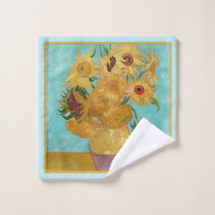Base con doce girasoles de Vincent Van Gogh