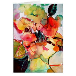 Base de flores número 2 ・ Michelle Abrams - tarjet