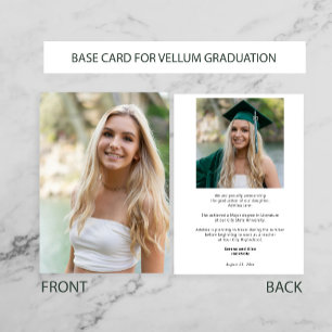 BASE de la foto para la invitación de graduación