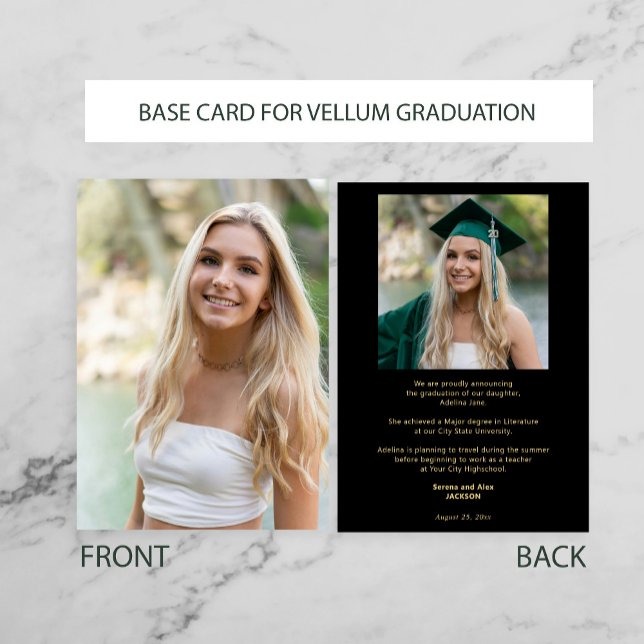 BASE de la foto para la invitación de graduación (Subido por el creador)