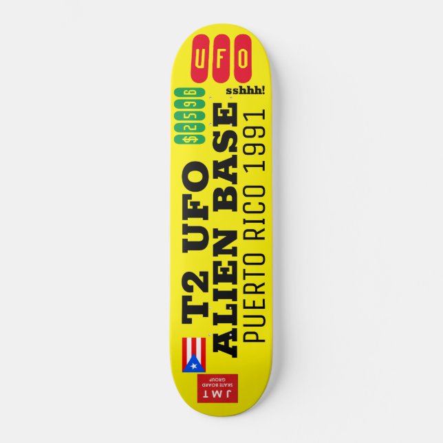 BASE DE OVNI T2 PR Skateboard (Anverso)