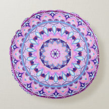 Base morada Mandala Ronda almohada