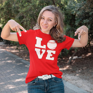 Baseball AMOR Camiseta Deportiva para Mamás de Chi