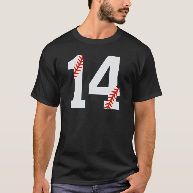 Baseball Jersey Number 14 (Anverso)