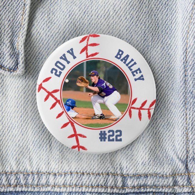 Baseball Nombre del Pin Número de Jersey Año Botón (Subido por el creador)