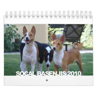 Basenjis del calendario de Socal 2010