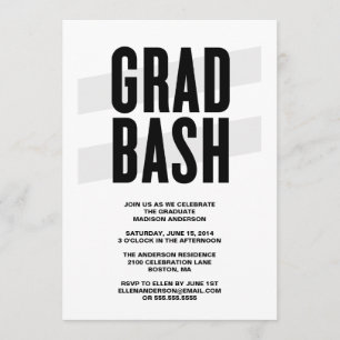 Bash de abono Invitación a la fiesta de graduació