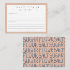 Bash de cumpleaños para niños | Tarjeta de receta 