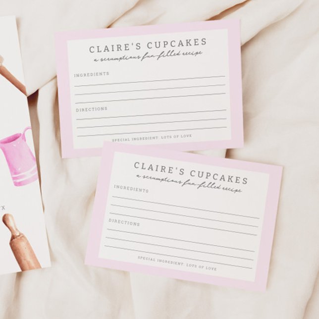 Bash de cumpleaños para niños | Tarjeta recetaria  (Subido por el creador)