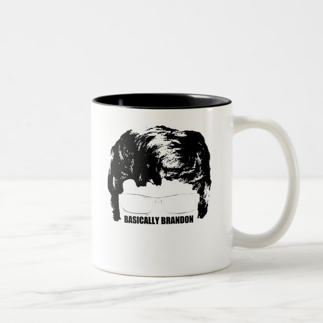 Básicamente taza del logotipo de Brandon (Derecha)