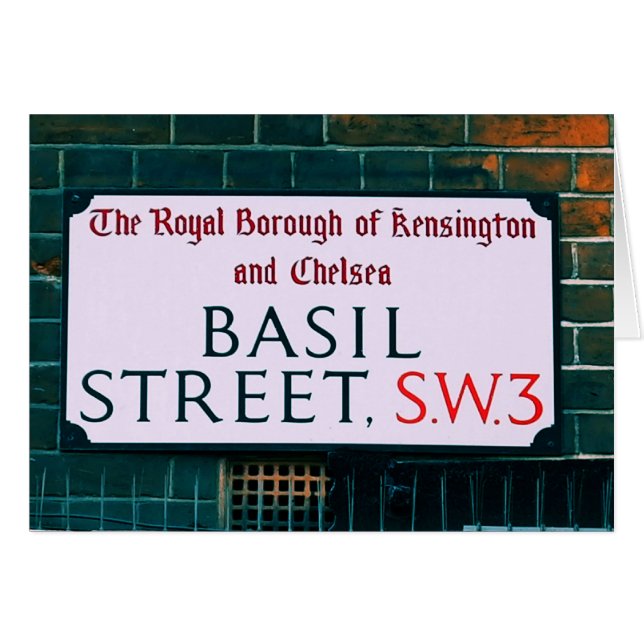 Basil Street - Kensington & Chelsea (Anverso (Horizontal))