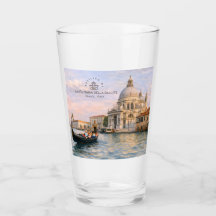 Basílica de Venecia Salute Acuarela Cúpulas Icónic