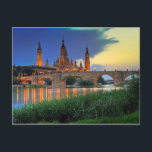 Basílica del Pilar postales en Zaragoza, España<br><div class="desc">¡Envíe a sus seres queridos una postal inolvidable! Envoyez a vos proches une carta postale innoubliable! Crédito de la foto: http://commons.wikimedia.org/wiki/File:Basilica_del_Pilar-sunset.jpg</div>