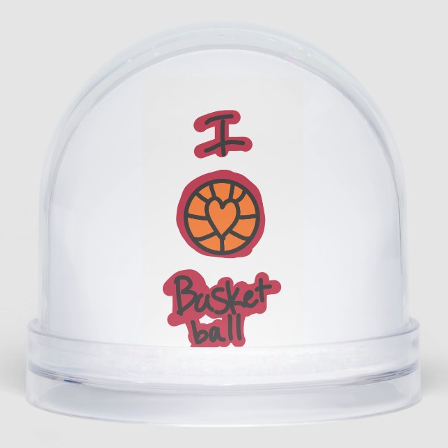 basket ball snow globe (Anverso)