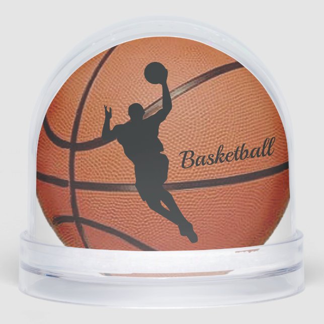 Basketball Sport Design Snow Globe (Anverso)