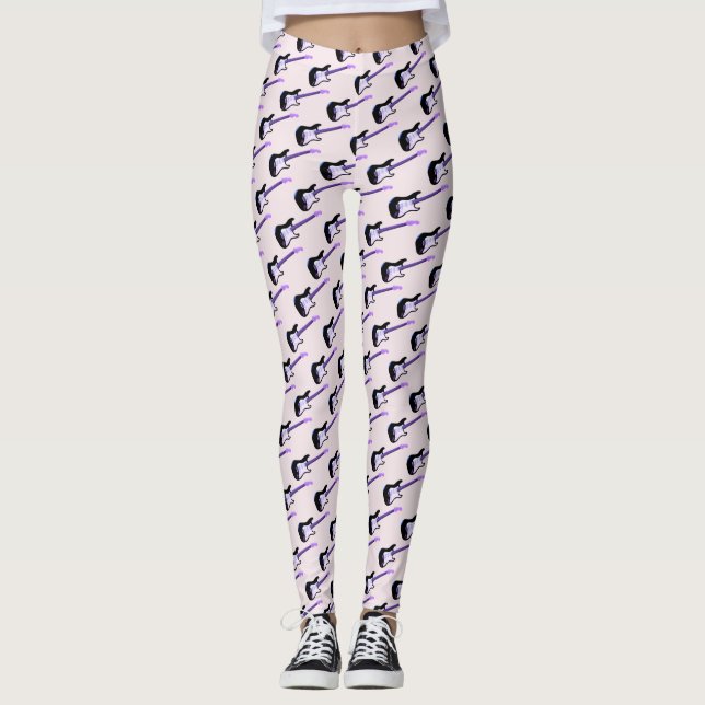 Bass Guitar , Music Personalizado Leggings (Anverso)