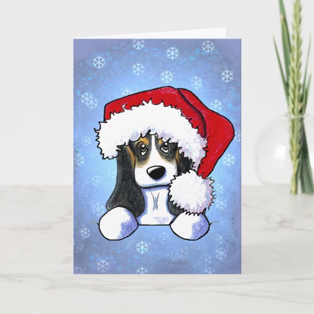 Basset Hound de Navidad (Anverso)