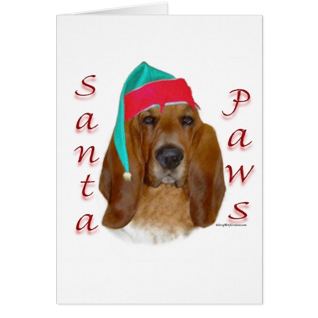 Basset Hound Santa Paws (Frente)