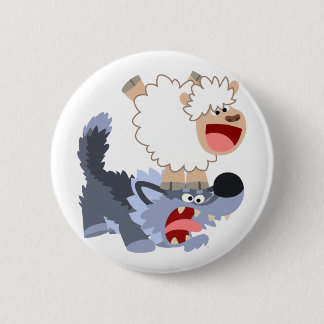 Bastante de botón de Oveja y Lobo de Personalizado