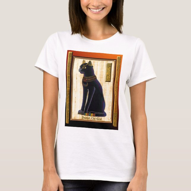 BASTET ~ Camiseta de Dios del gato (Anverso)