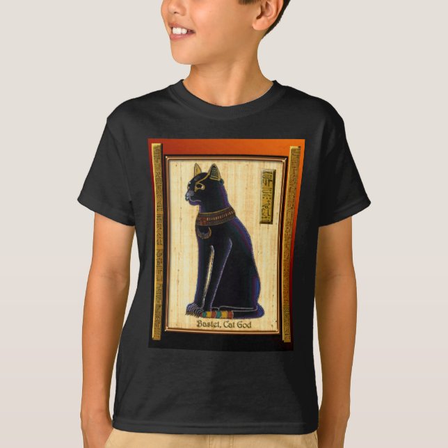 BASTET ~ Camiseta de Dios del gato (Anverso)