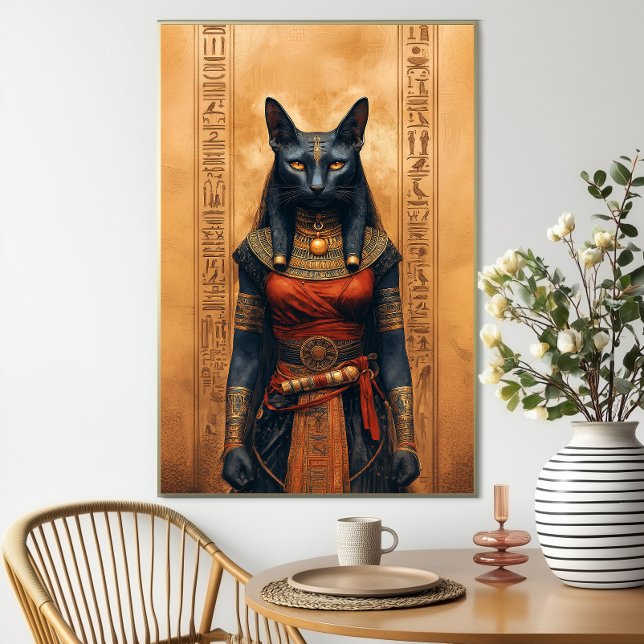 Bastet Diosa Egipcia Gata Arte Fantasía (Subido por el creador)