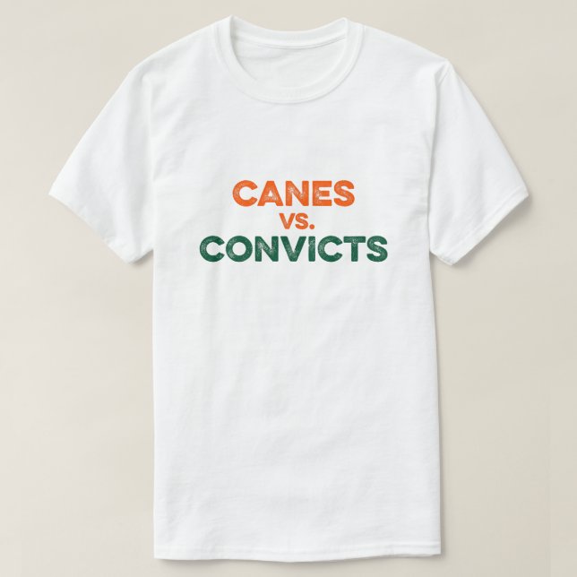 Bastones contra la camiseta de los Convicts (Diseño del anverso)