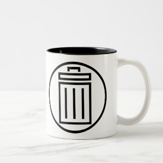 Basura cómica - simple - zurda - taza