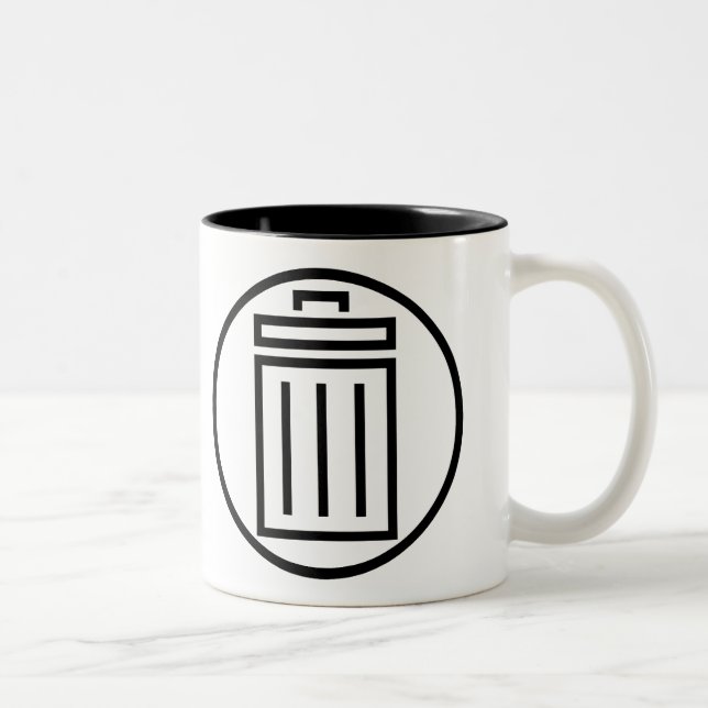 Basura cómica - simple - zurda - taza (Derecha)