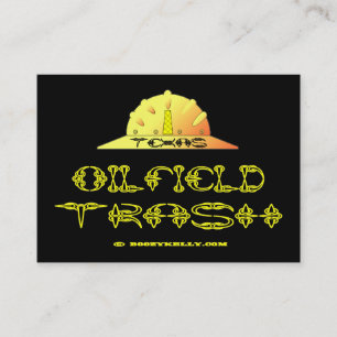 Basura del campo petrolífero de Tejas, tarjetas d