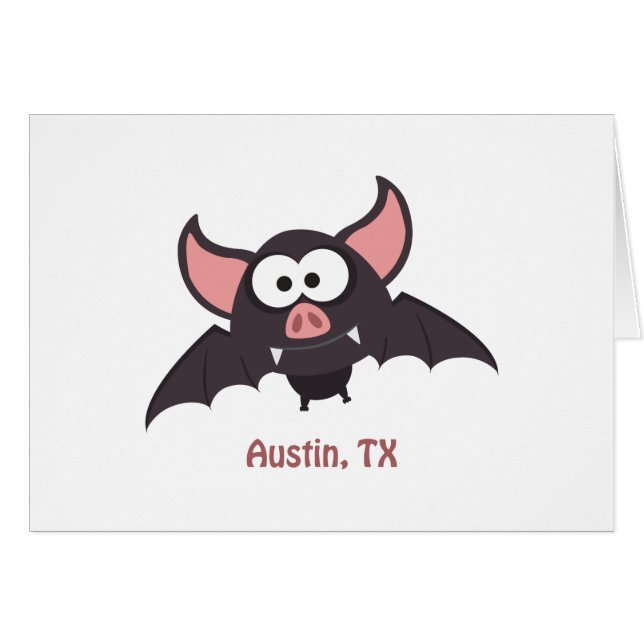 Bat - Austin, Texas (Anverso (Horizontal))