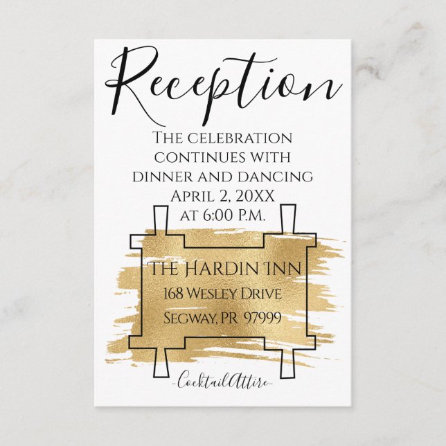 Bat Bar Mitzvah fuera de esta tarjeta de recepción (Anverso)