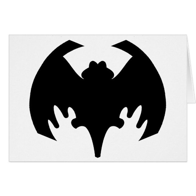 Bat Black The MUSEUM Zazzle Gifts (Anverso (Horizontal))