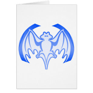 Bat Blue Inv El MUSEO Regalos Zazzle