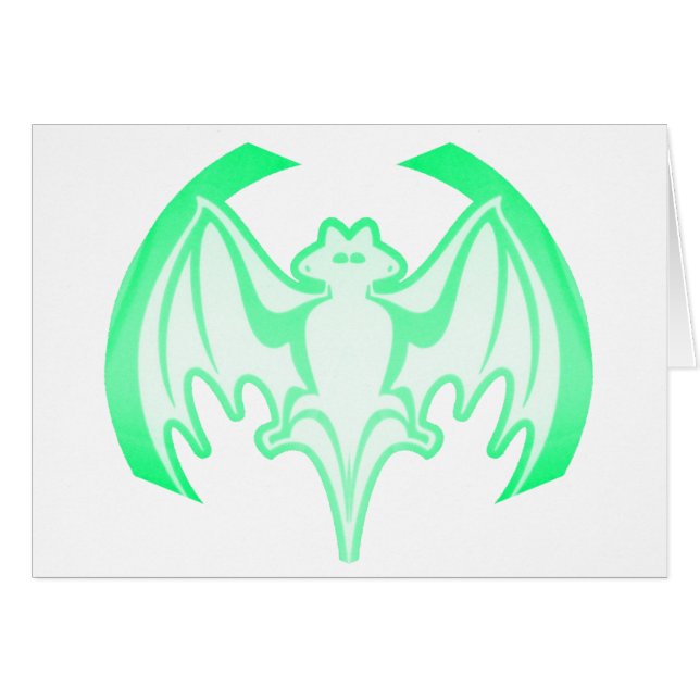 Bat Green Inv El MUSEO Regalos Zazzle (Anverso (Horizontal))