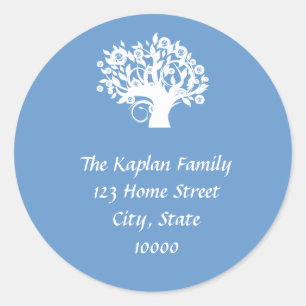 Bat Mitzvah Boda del bar del Sello para sobres Tre