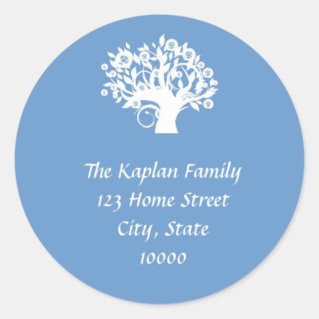 Bat Mitzvah Boda del bar del Sello para sobres Tre (Anverso)