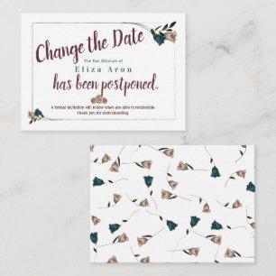 Bat Mitzvah Cambiar la tarjeta de fecha