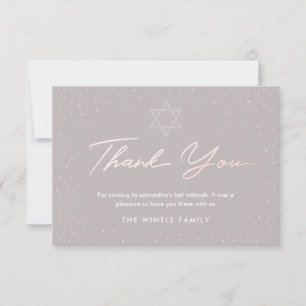 Bat Mitzvah Gracias Nota