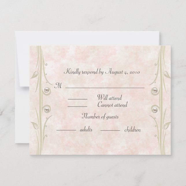 Bat Mitzvah RSVP (Anverso)